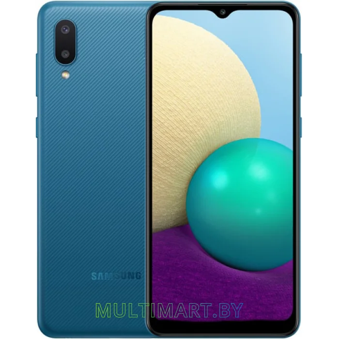 Смартфон Samsung Galaxy A02 SM-A022G/DS 2GB/32GB (синий)